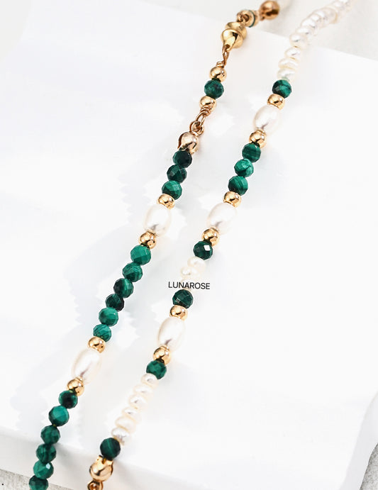 My Store Emerald Lune Pearl necklace