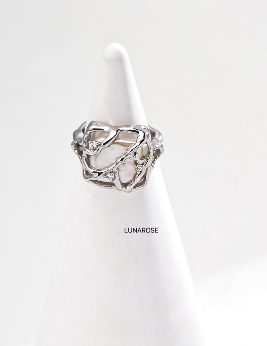 My Store Moonlit Nest Ring Silver Ring
