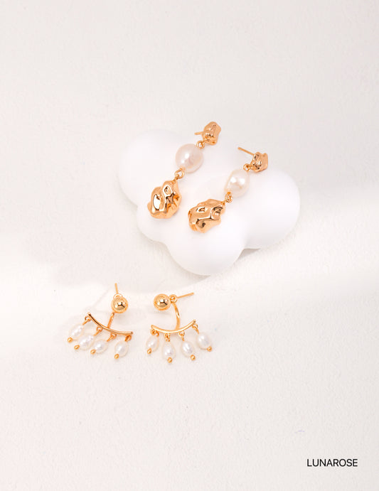 My Store Sunfall Pearl Drop Earrings Earrings