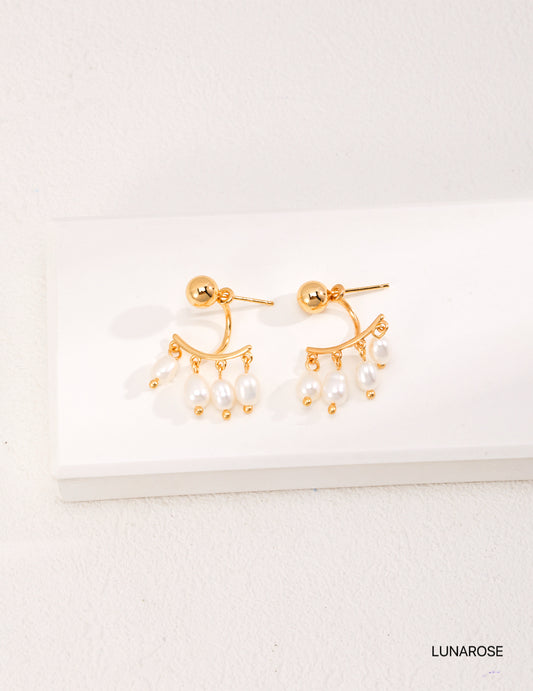 My Store Sunfall Pearl Drop Earrings Earrings