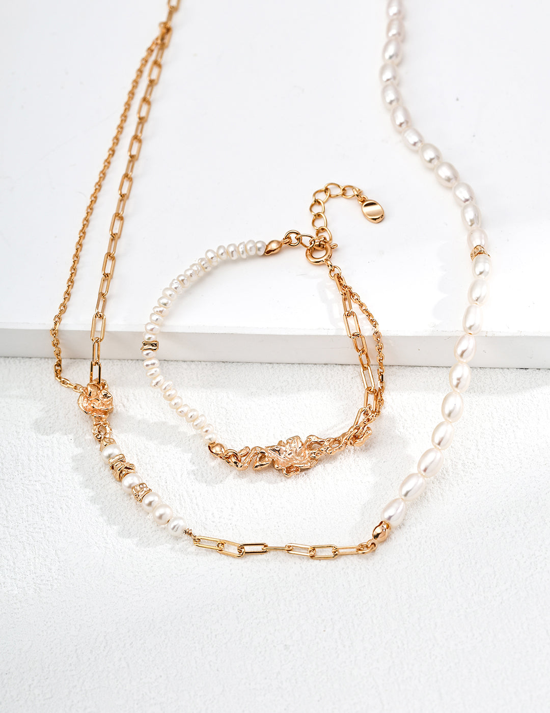 My Store Golden Bloom Pearl Bracelet Bracelet