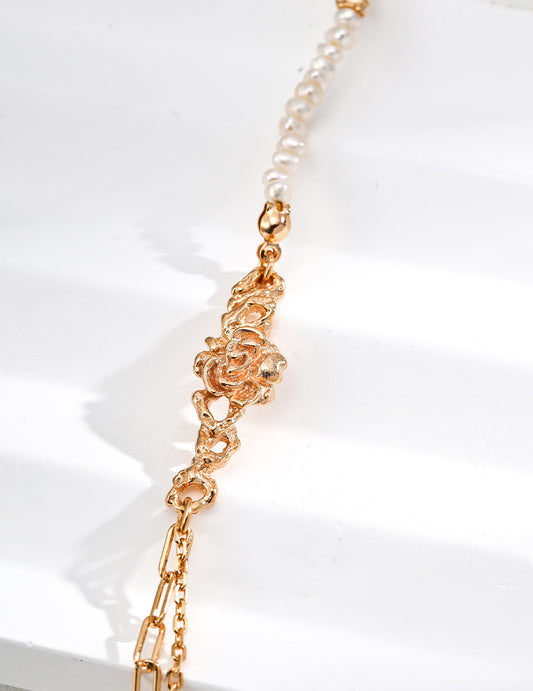 My Store Golden Bloom Pearl Bracelet Bracelet