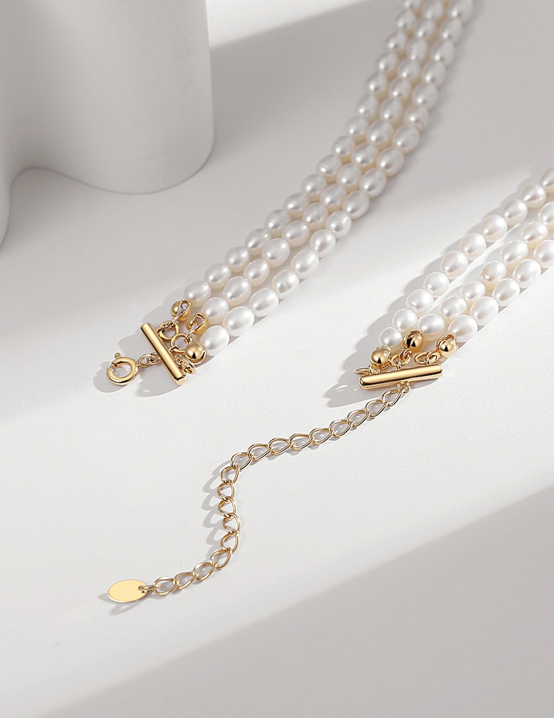 My Store Clémence – Rice Pearl Choker Pearl necklace