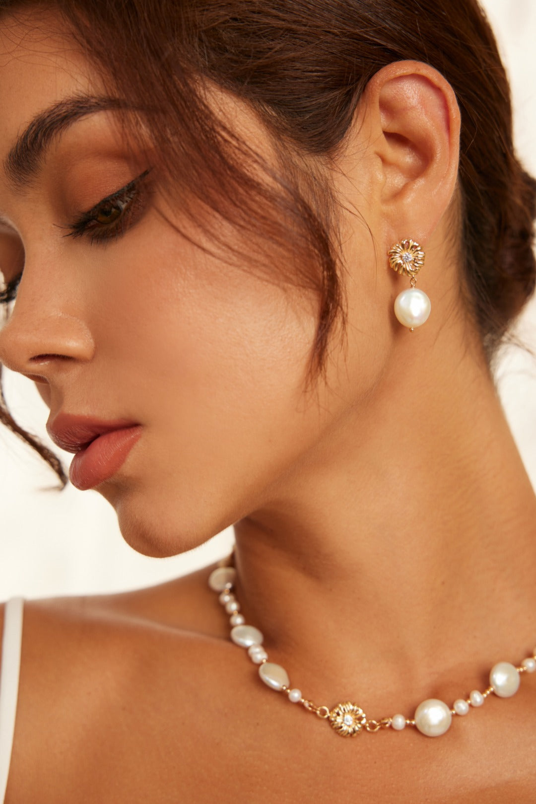 My Store Flora Pearl Earrings Earrings