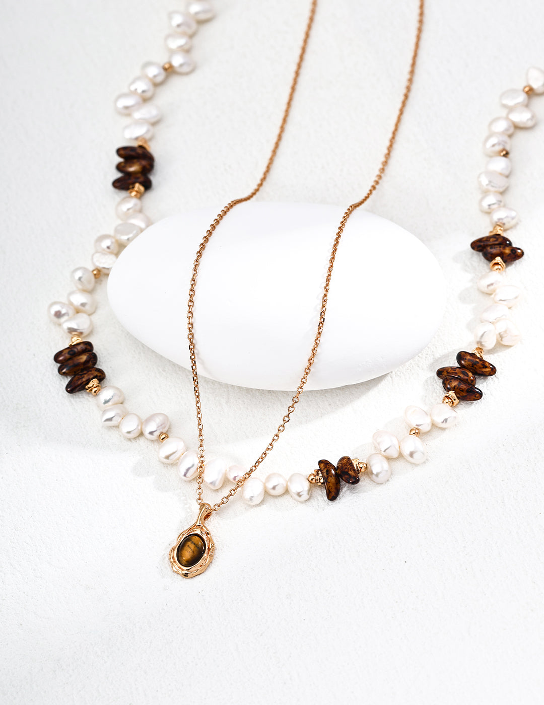 My Store Moss Pearl Necklace Pearl necklace
