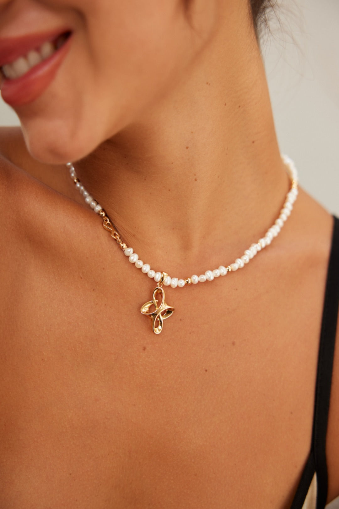 A_LUNAROSE Celestial Driftstone Necklace Pearl necklace