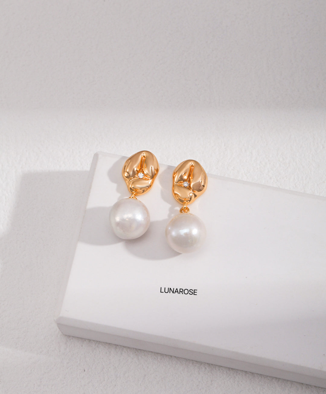 My Store Luna Drop Earrings Gold Earrings
