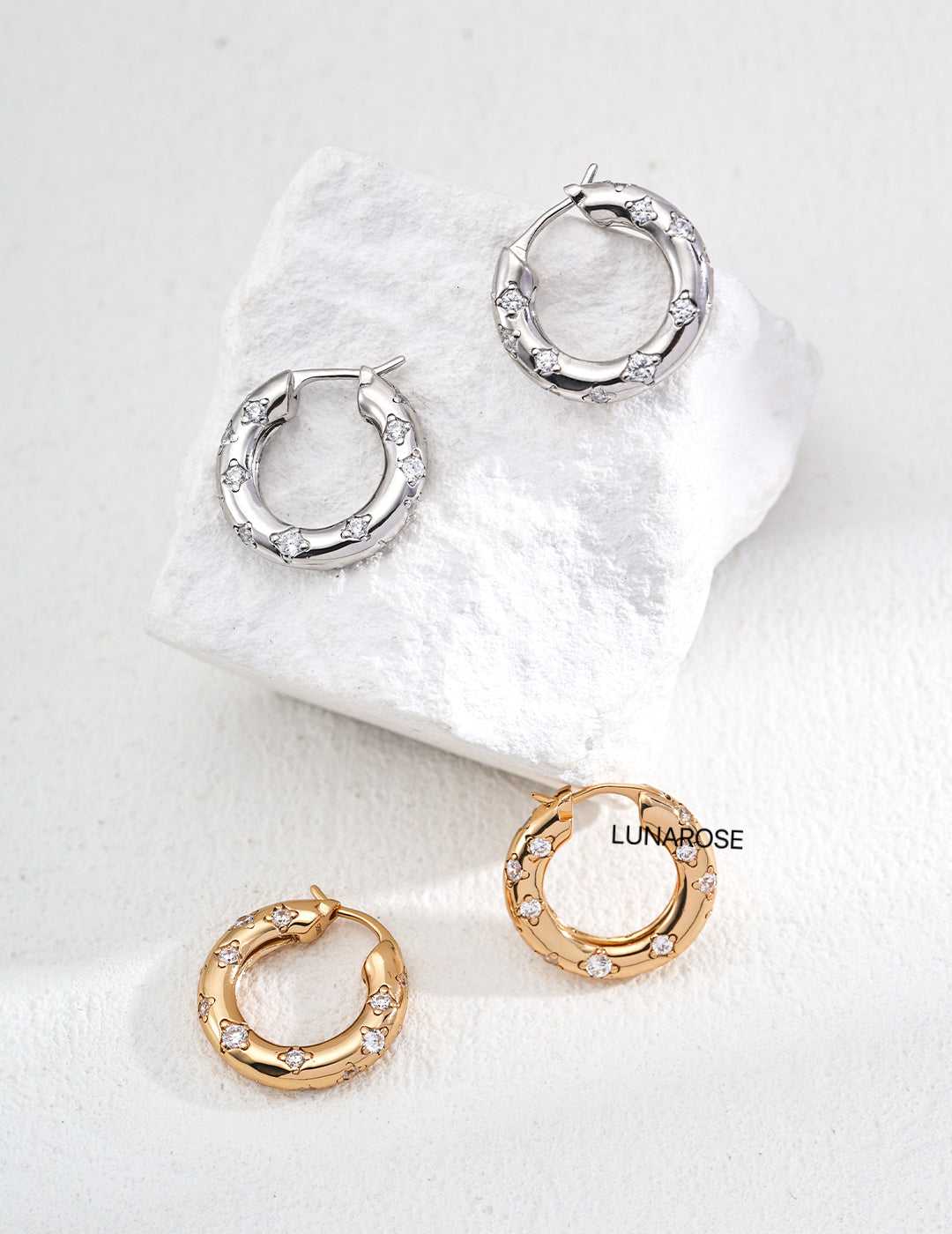 My Store Twinkle Hoops Earrings