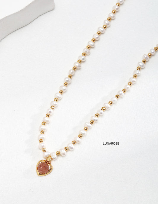 My Store Strawberry Bloom Pearl necklace