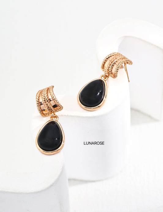 My Store Noir Élégance Earrings