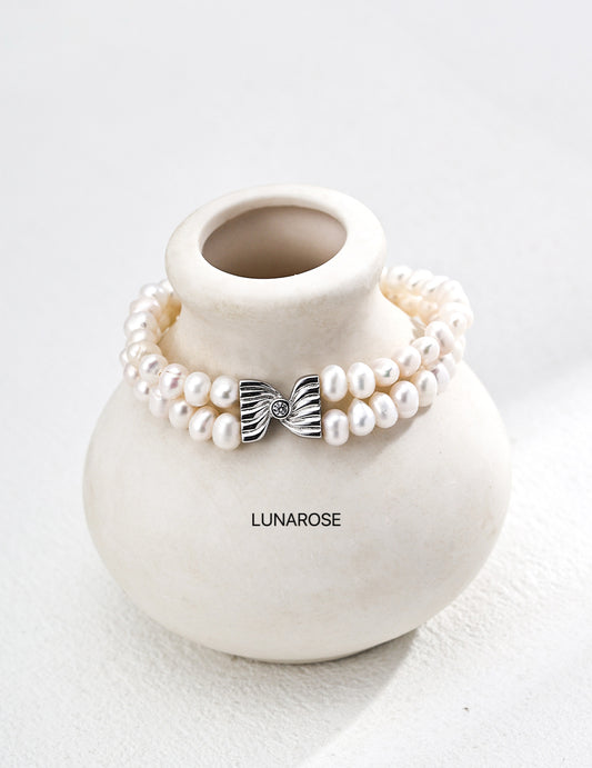 My Store Two Strings of You Silver Bracelet
