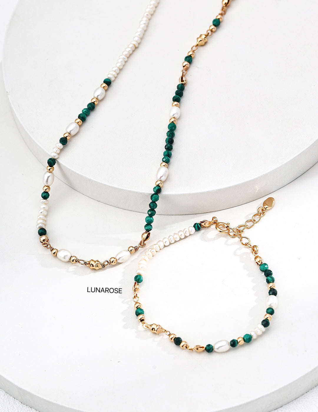 My Store Emerald Lune Pearl necklace