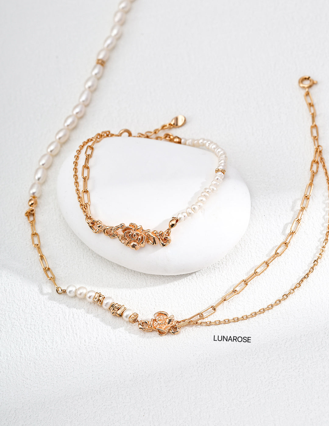My Store Golden Bloom Pearl Necklace Pearl necklace