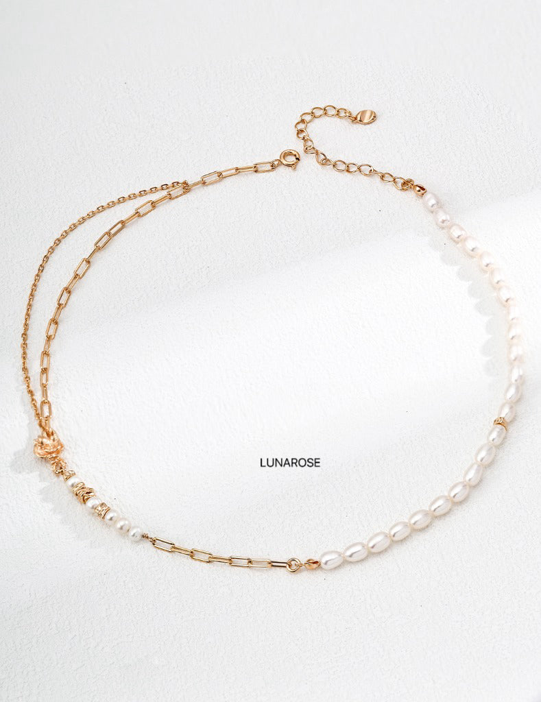 My Store Golden Bloom Pearl Necklace Pearl necklace