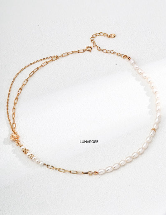 My Store Golden Bloom Pearl Necklace Pearl necklace