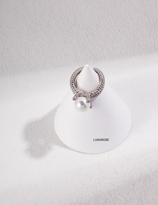 My Store Luna Spiral Ring Silver Ring
