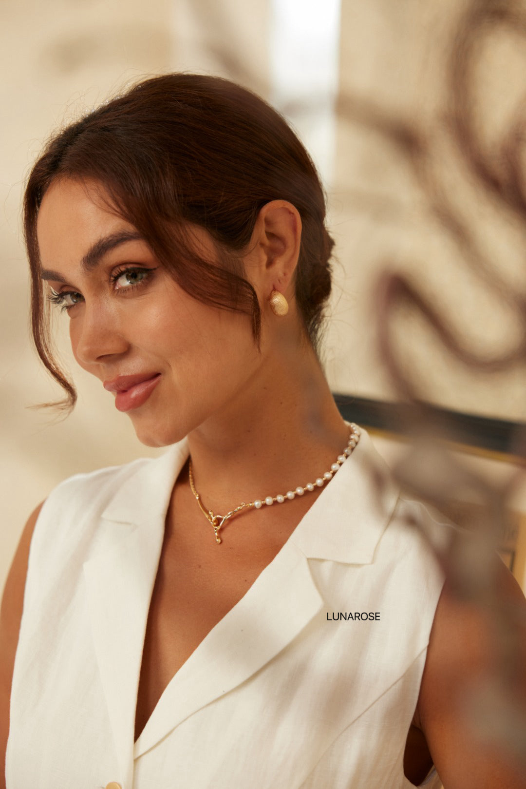My Store Flow & Form — Natural Pearl Chain Necklace Pearl necklace